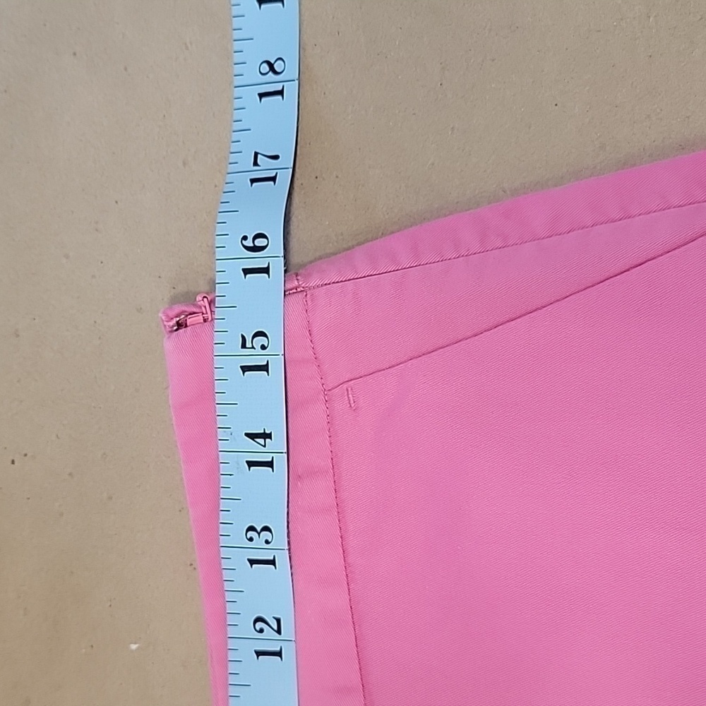 Pendleton Size 8 Pink Side Zip Stretch Capri Pant… - image 7
